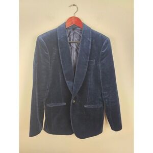J.Crew Ludlow Velvet Shawl Collar Blazer Navy‎ Blue Men's Size 36S